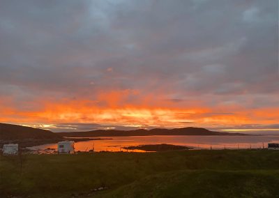 gallery image of sunset at port a bhaig